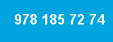 978 185 72 74 978 185 72 74